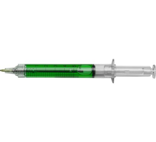 Kugelschreiber Spritze, Grün