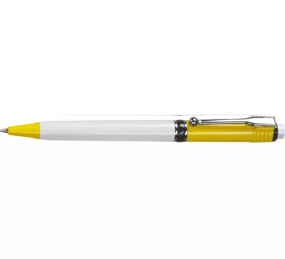 Kugelschreiber Brazil, Gelb/Weiß