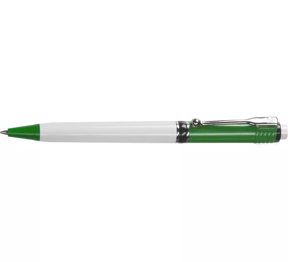 Kugelschreiber Brazil, Grün/Weiß