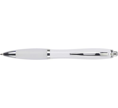 Kugelschreiber Trento, Transparent-weiß