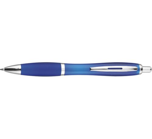 Kugelschreiber Trento, Transparent-Blau