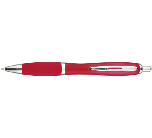 Kugelschreiber Trento, Transparent-Rot