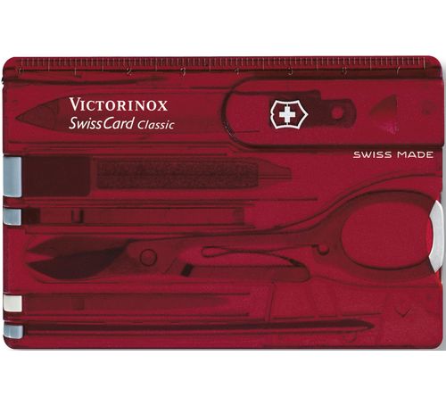Victorinox SwissCard Classic, Rot