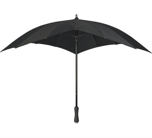 Regenschirm Herzform, Schwarz
