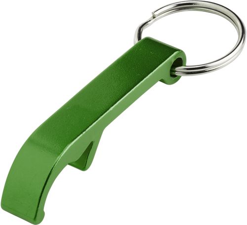 Flaschenöffner Schlüsselanhänger, Grün