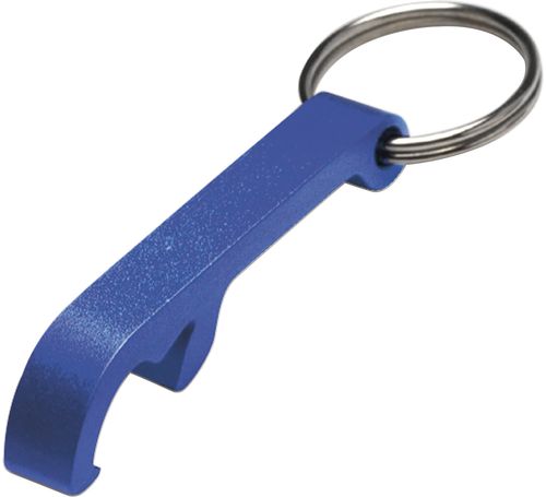 Flaschenöffner Schlüsselanhänger, Blau