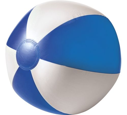 Aufblasbarer Wasserball, Blau/Weiß