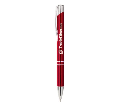 Kugelschreiber Crosby glänzend, Rot