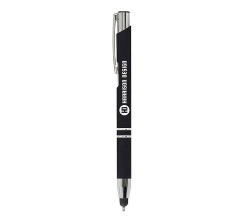 Stylus Kugelschreiber Crosby Soft Touch, Schwarz