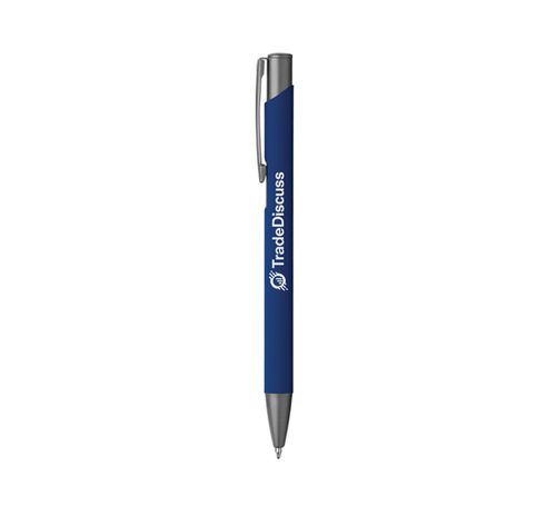 Kugelschreiber Crosby Gunmetal, Blau
