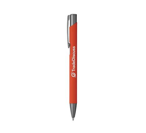 Kugelschreiber Crosby Gunmetal, Orange