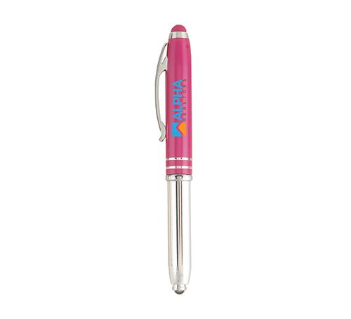 Brando Rainbow Touchpen mit LED & Stylus, Rosa