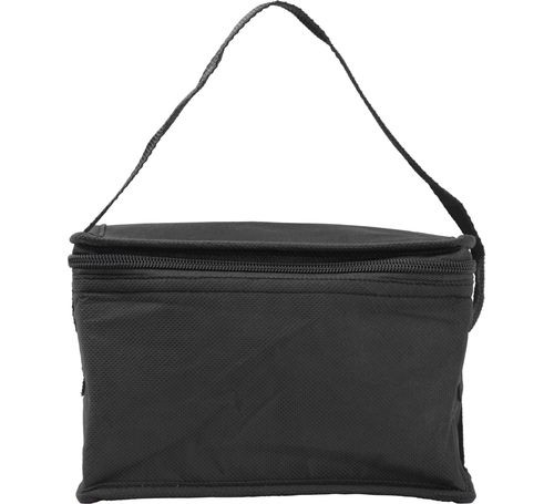 Kühltasche Sixpack Vlies, Schwarz