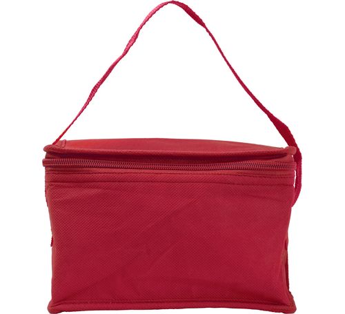 Kühltasche Sixpack Vlies, Rot