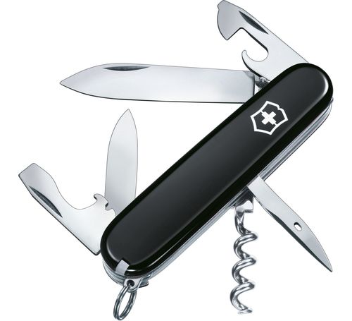  Multifunktionales Taschenmesser Victorinox Spartan , Schwarz