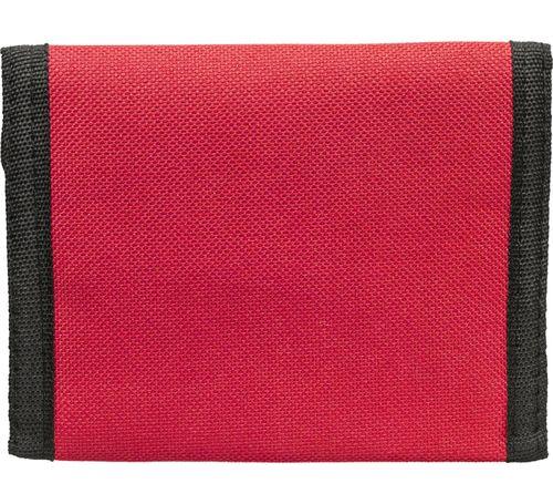 Portemonnaie mit Klettverschluss, Rot