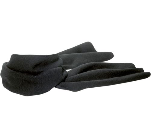 Fleece Schal, Schwarz