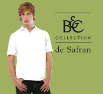 B&C Polo Safran White