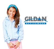 Gildan Full Zip Youth Hooded Sweatshirt