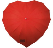 Regenschirm Herzform
