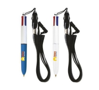 BIC 4 Colours Mini Kugelschreiber + Lanyard