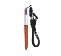 BIC 4 Colours Fine Pen + Lanyard