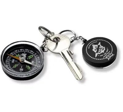 Schlüsselanhänger mit Kompass