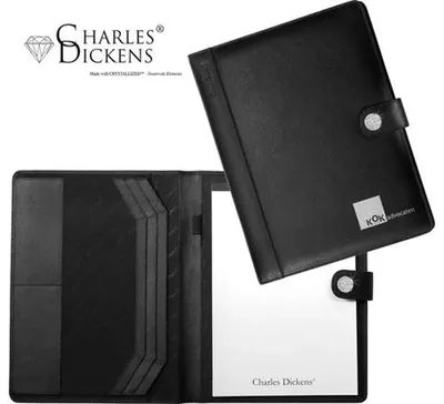 Charles Dickens A4 Schreibmappe Swarovski Elements