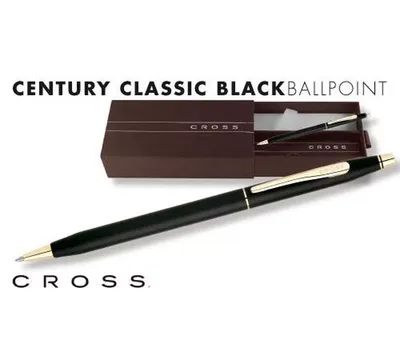 Kugelschreiber Cross Century Classic Black