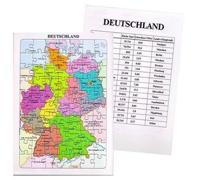 Puzzle Deutschland und seine Nachbarn