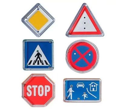 Geduldspiel-Set Verkehrszeichen