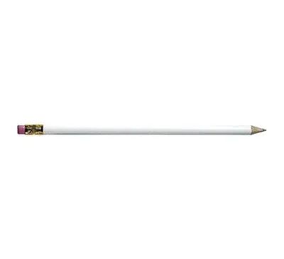 Bleistift White mit Radiergummi