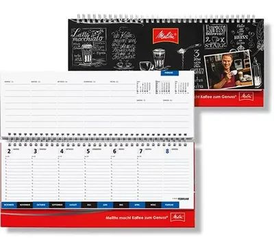 Tischquerkalender Master Register Karton