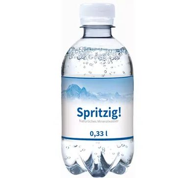 Wasser Spritzig 330 ml / PET Flasche