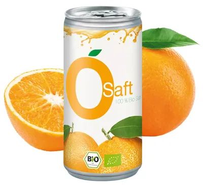 Orangensaft Dose