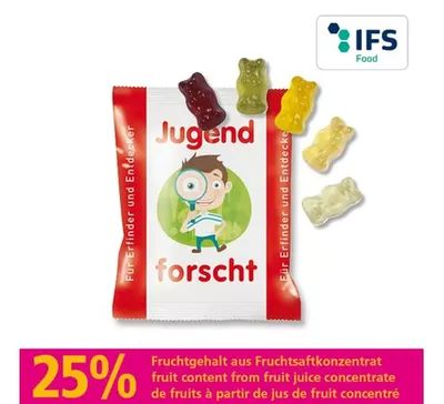 Fruchtsaft-Bärchen Tütchen 10g