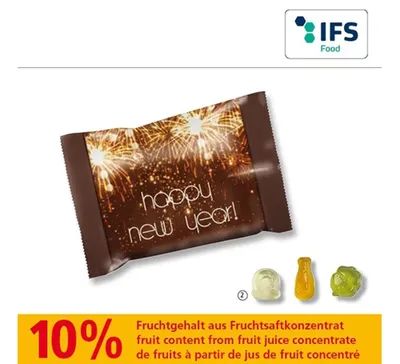 Fruchtgummi Silvester (Standardmotiv)