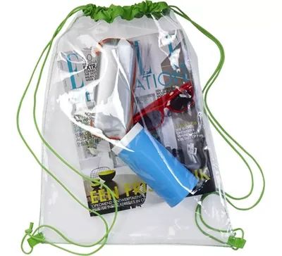 Transparenter Beutelrucksack