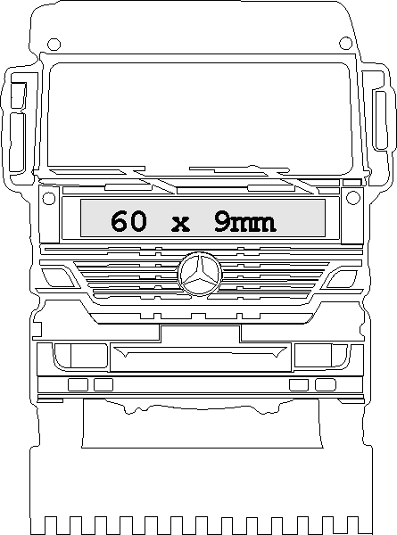 Eiskratzer LKW: Werbeartikel Eiskratzer LKW bedrucken